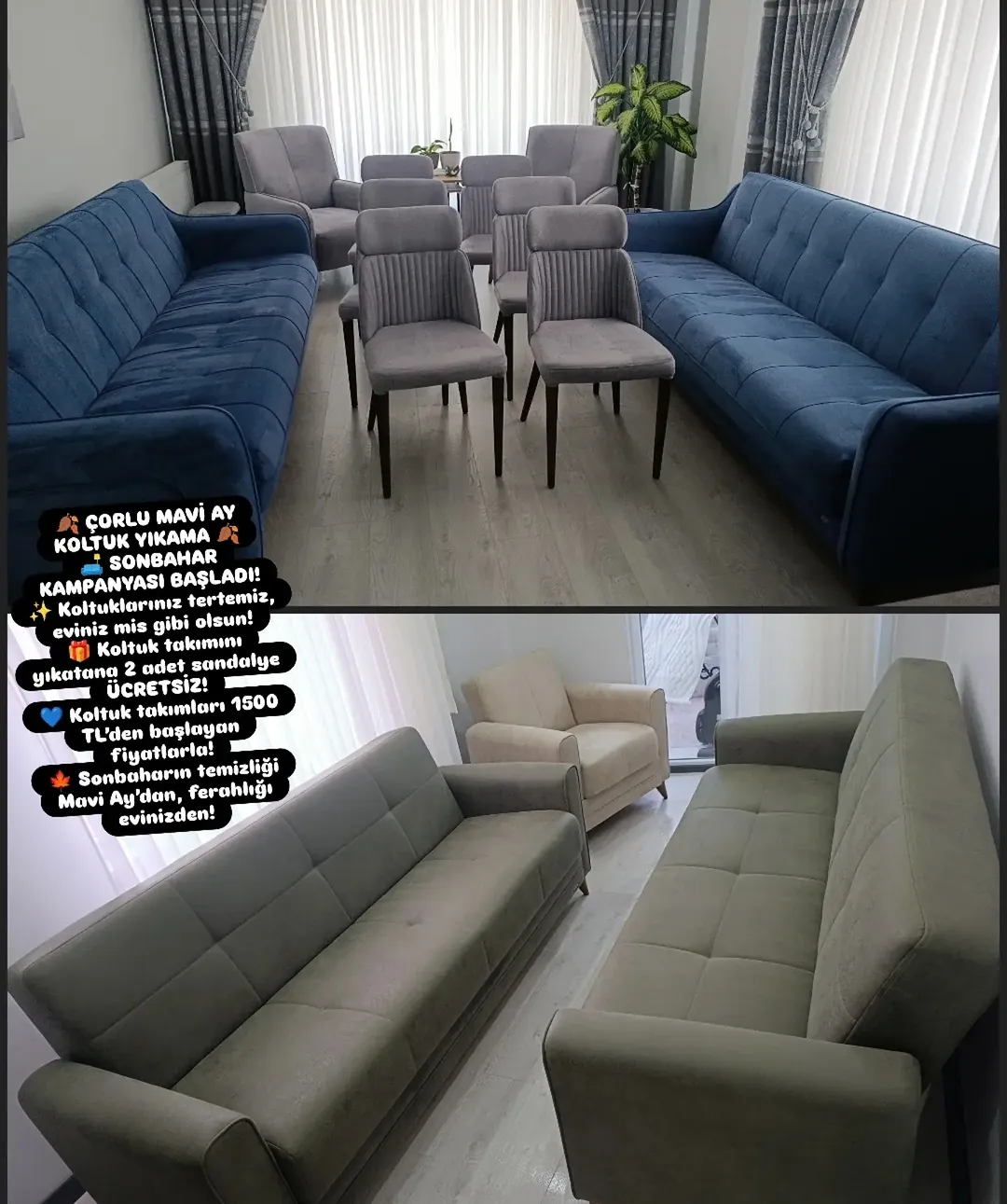 Çorlu, Ergene ve Trakya koltuk ve yatak yıkama